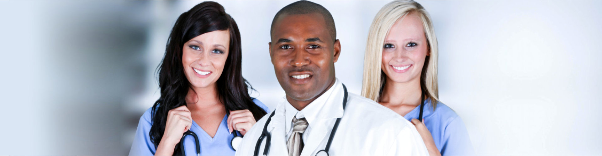 a group of professional medical team smiling